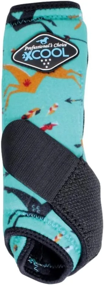 Professional's Choice 2XCOOL Sports Medicine Boots 2-Pack (Medium, Pony Tracks)