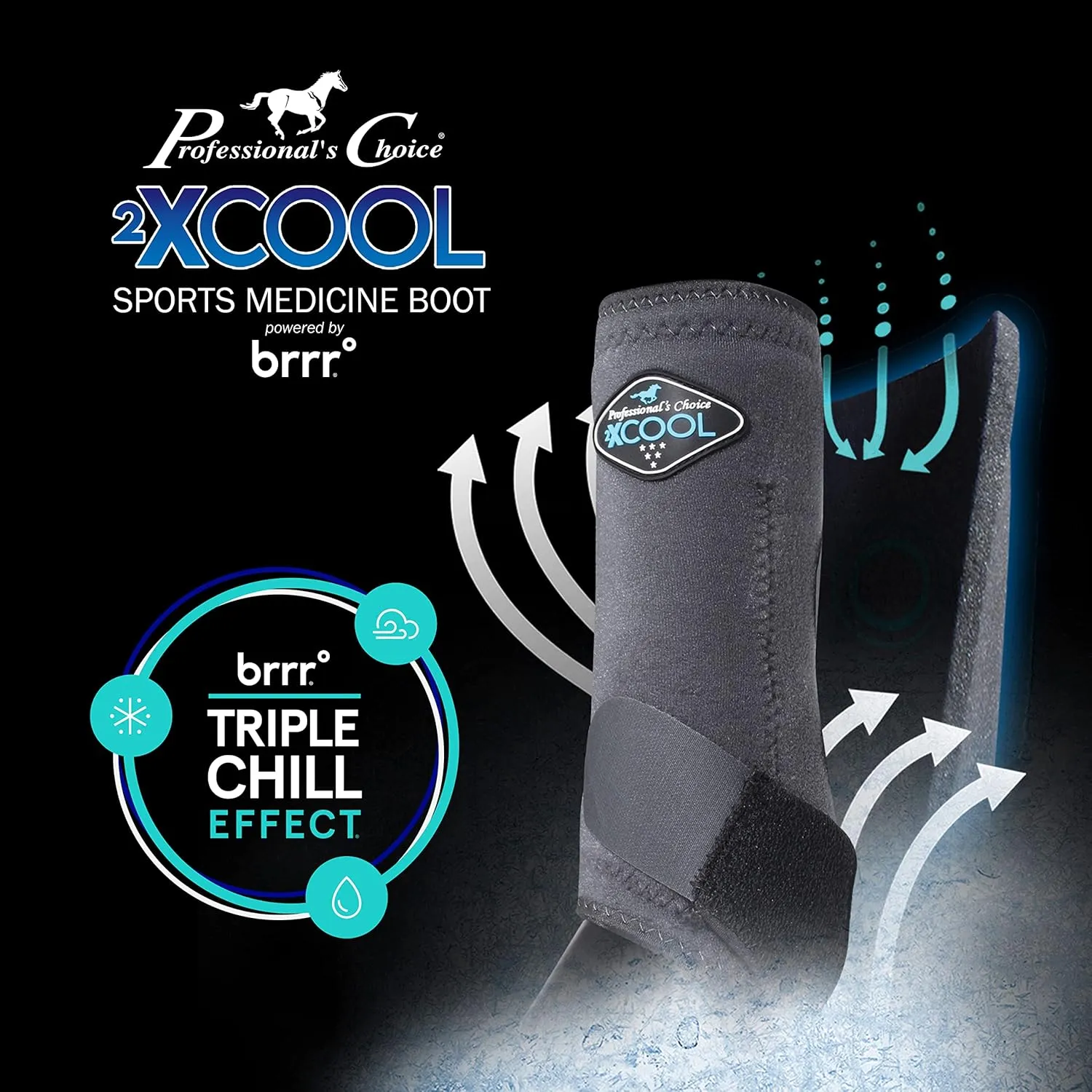 Professional's Choice 2XCOOL Sports Medicine Horse Boots | Protective & Breathable Design for Ultimate Comfort, Durability & Cooling in Active Horses | 2 Pack (Wine, Large)