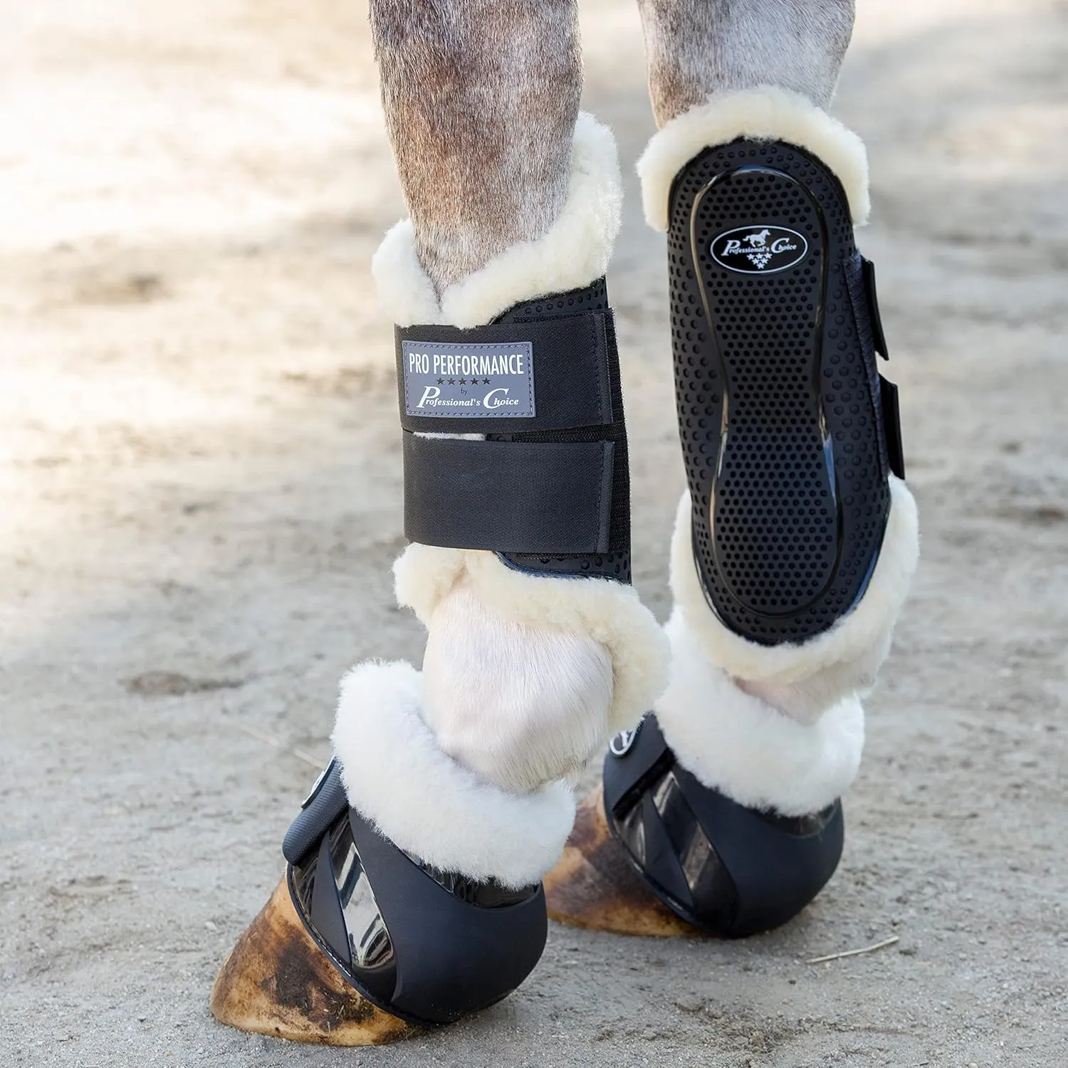 Professional's Choice Sports Medicine Products Hybrid Splint Horse Boots Fleece Horse Leg Wraps