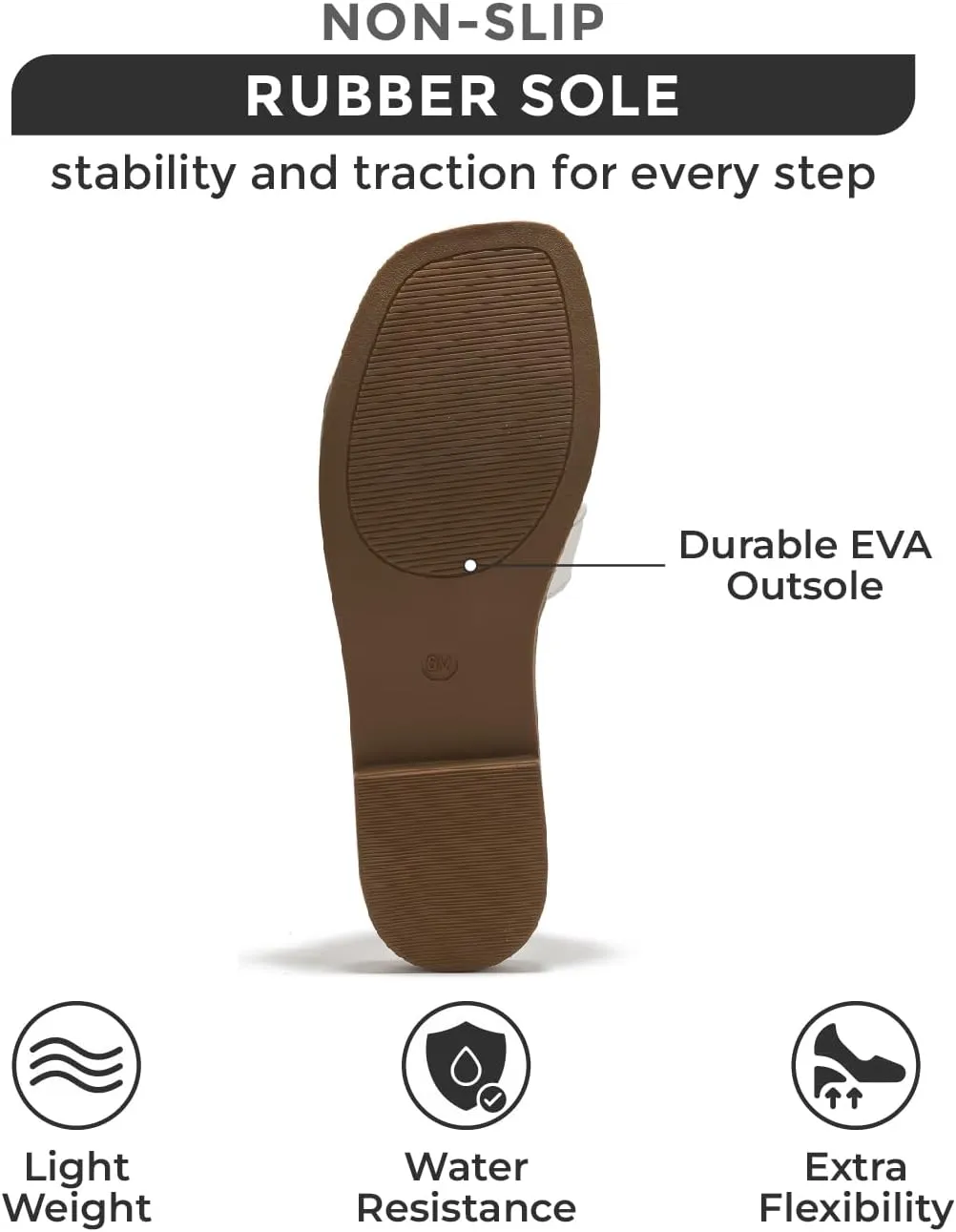 Project Cloud Genuine Leather Summer Sandals for Women 2025 - Fashion Flat Womens Sandals with Memory Foam Insole Slides Sandals Women Footwear - Mules Women's Sandals (Jannel)