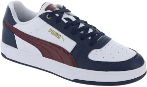 PUMA Men's Caven 2.0 Lace Up Sneaker Wht/NVY/Gd 10 Medium US
