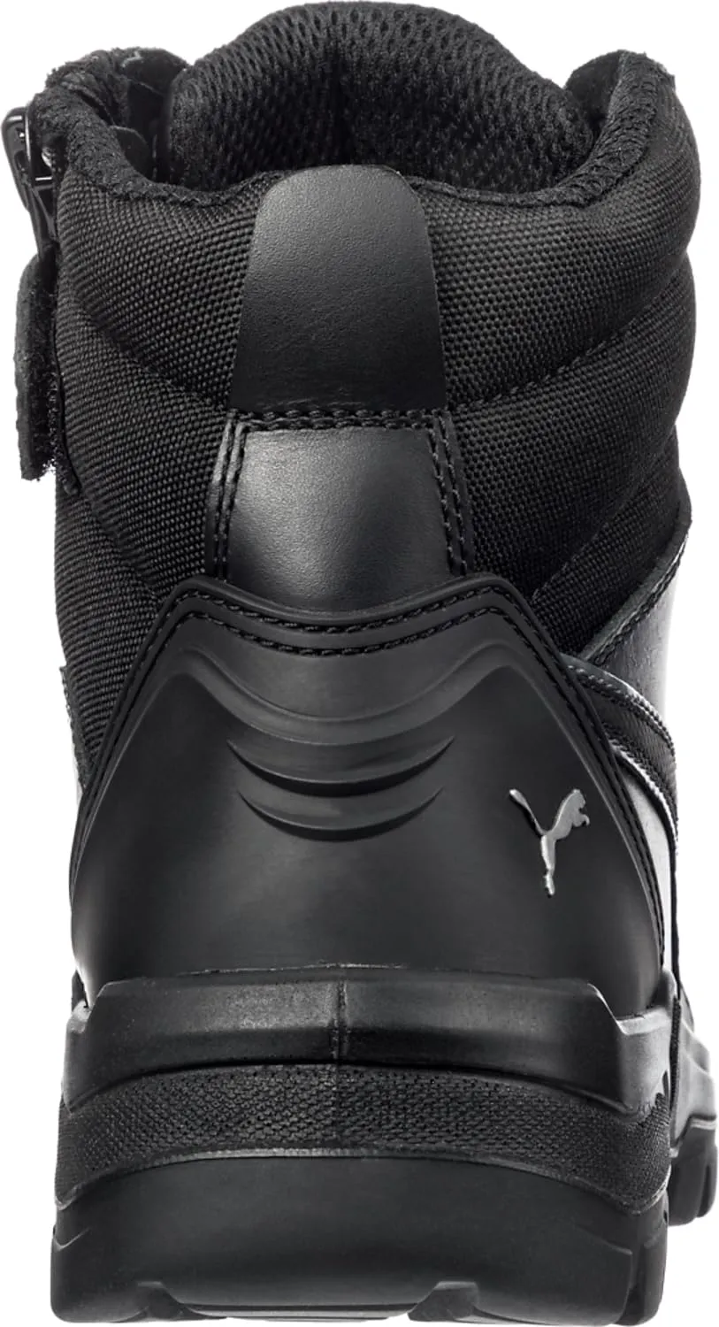 PUMA Men's Conquest Black Soft Toe Industrial Boot, 9.5
