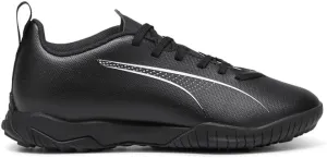 PUMA Ultra Play Turf Training Sneaker, Black White, 6 US Unisex Big Kid
