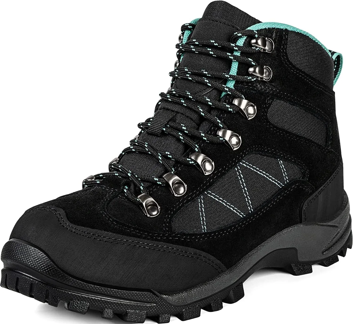 R CORD Hiking Boots Women Waterproof Ankle Support Womens Hiking Boots Backpacking Boots Breathable Non-slip Durable Hiking Boots for Outdoors