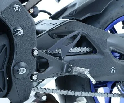 R&G Racing Boot Guard Kit (4 Piece) Black for Yamaha YZF-R1/R1M 15-20