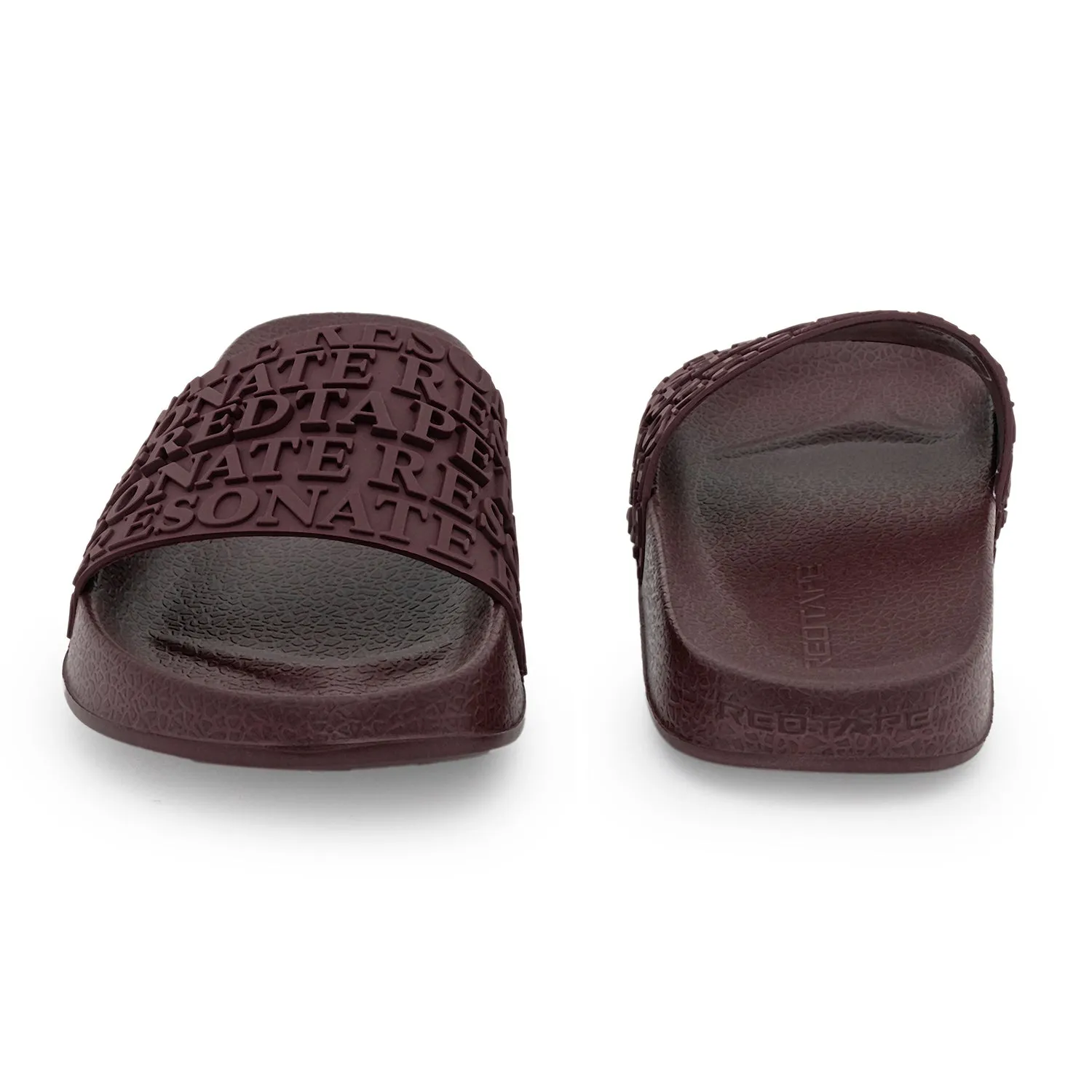 Red Tape Casual Sliders for Women | Refined Round-Toe Shape with a Relaxing Slip-On Support