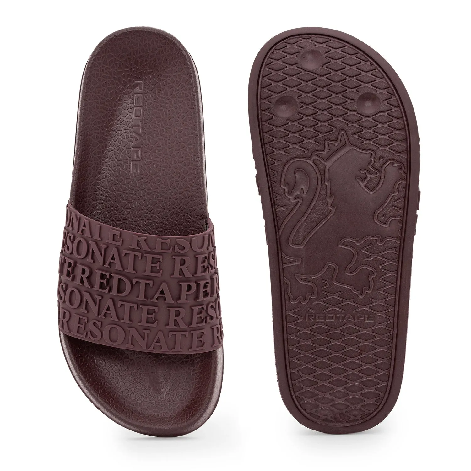 Red Tape Casual Sliders for Women | Refined Round-Toe Shape with a Relaxing Slip-On Support