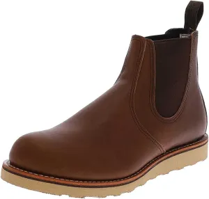 Red Wing Mens Classic Chelsea Leather Textile Boots