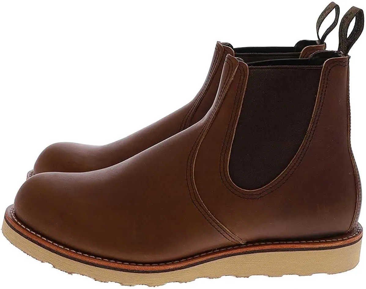 Red Wing Mens Classic Chelsea Leather Textile Boots
