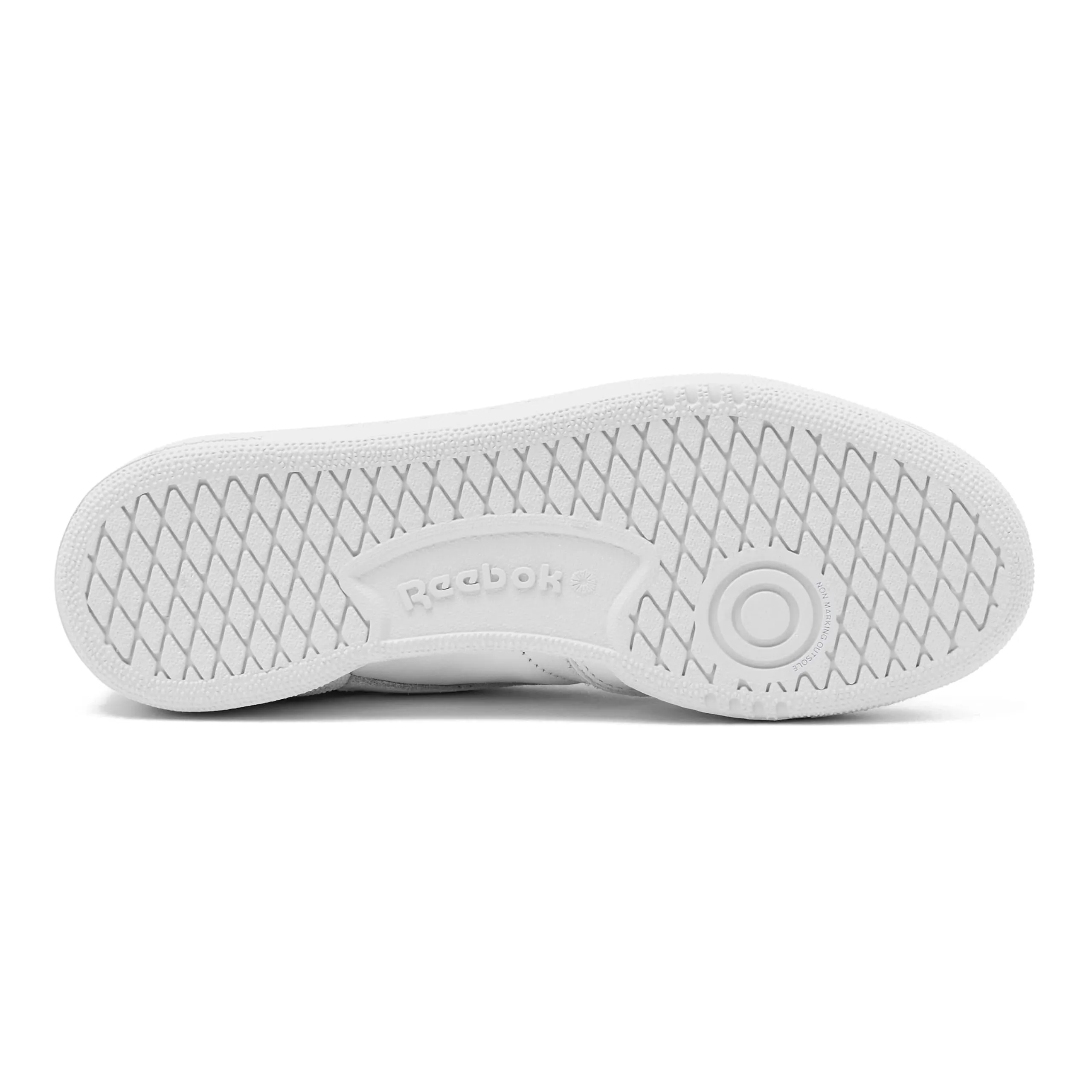 Reebok Women's Club C 85 Sneaker, White/Light Grey, 9.5