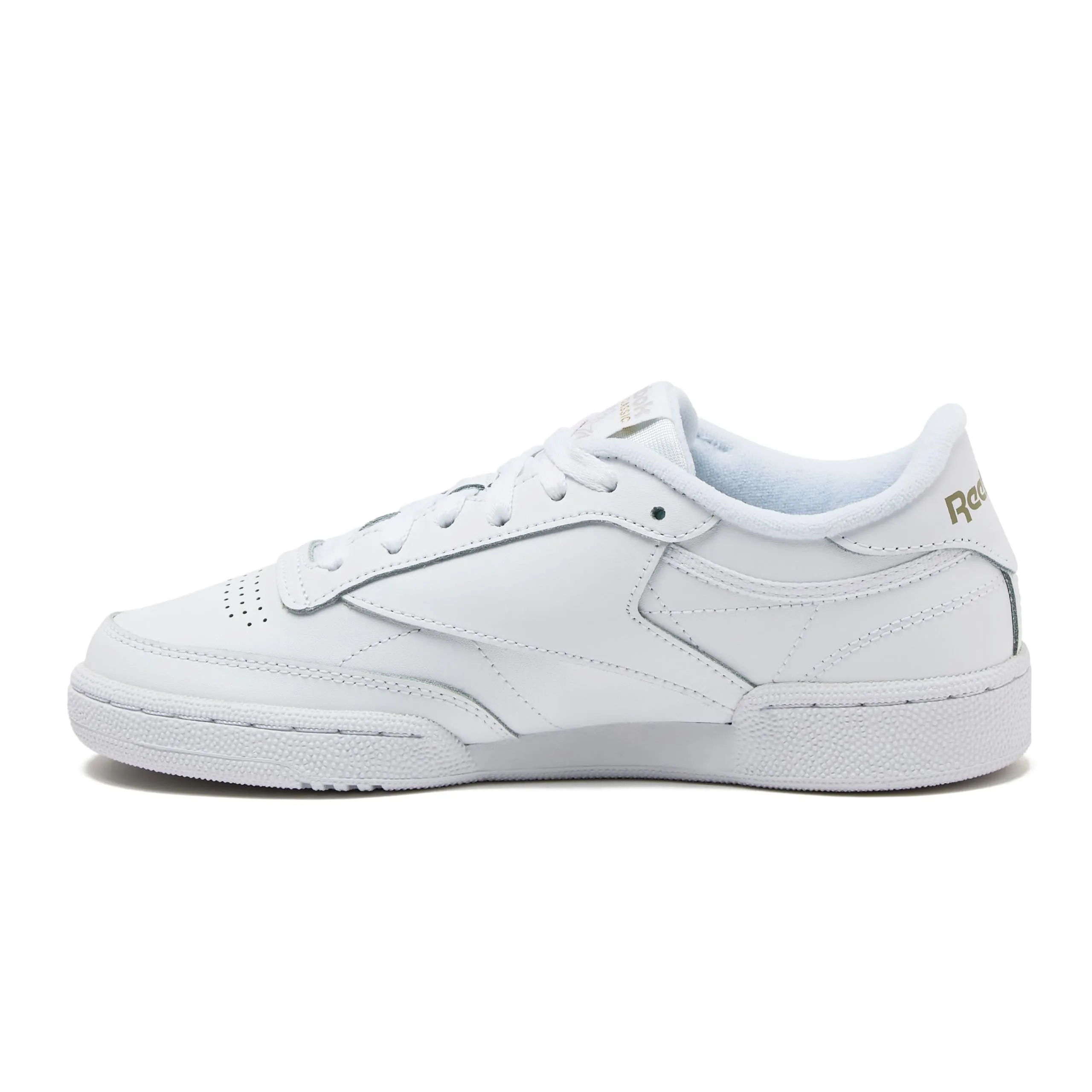 Reebok Women's Club C 85 Sneaker, White/Light Grey, 9.5
