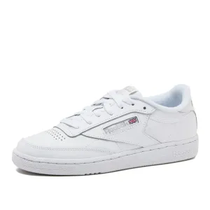 Reebok Women's Club C 85 Sneaker, White/Light Grey, 9.5