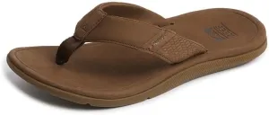 REEF Men's Leather Santa Ana Flip-Flop