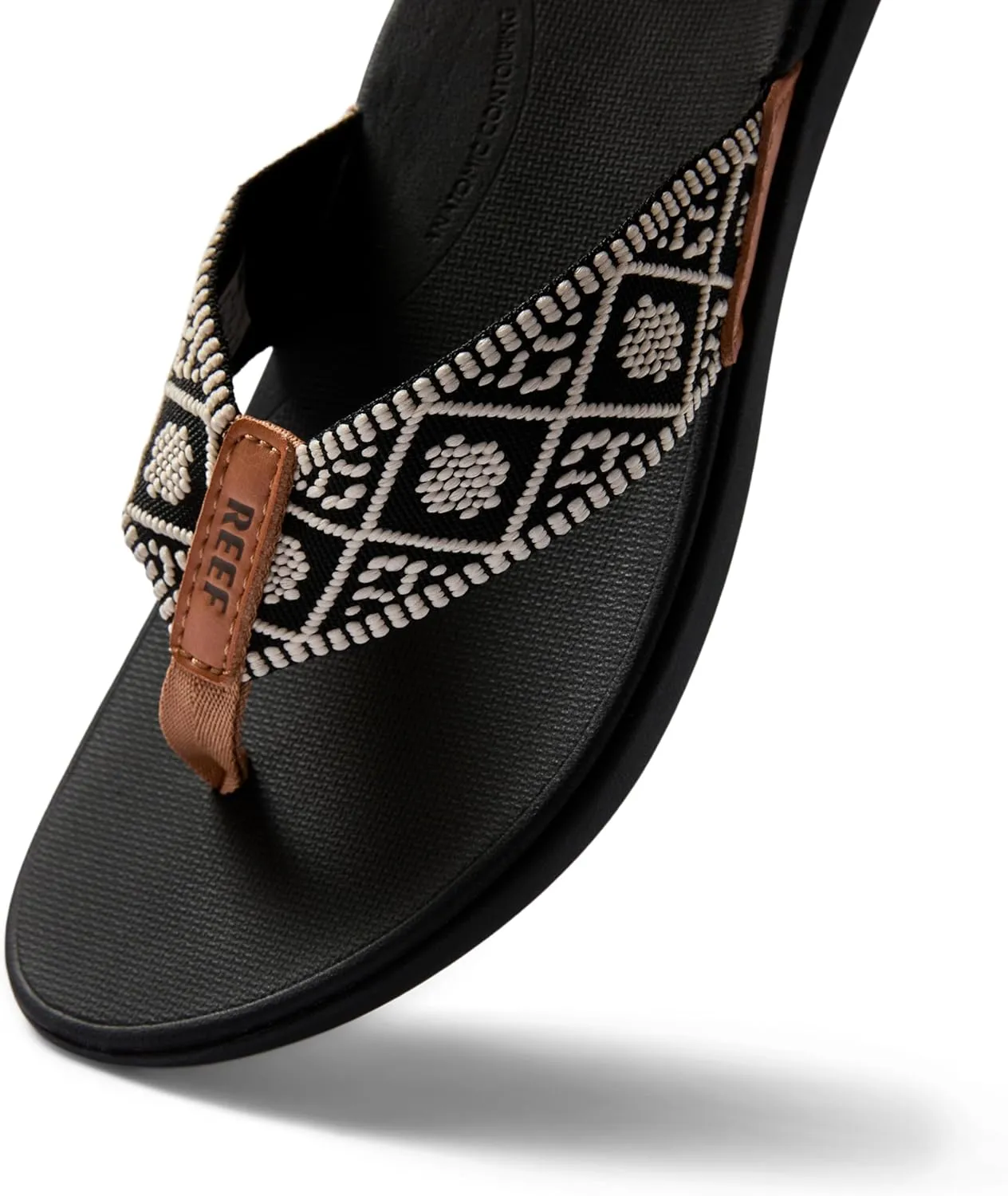 REEF Ortho Woven Women's Flip Flop, Arch Support and Soft Cushion Footbed