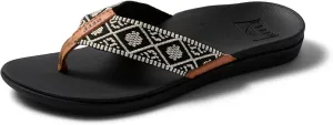 REEF Ortho Woven Women's Flip Flop, Arch Support and Soft Cushion Footbed