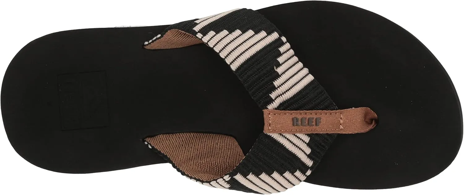 REEF Spring Woven Women's Beach Flip Flop, Soft Woven Strap & Cushion Footbed