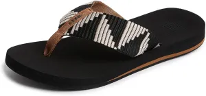 REEF Spring Woven Women's Beach Flip Flop, Soft Woven Strap & Cushion Footbed