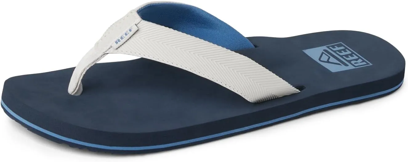 REEF Twinpin Men's Beach Flip Flop, Soft Cushion Footbed, Water Friendly