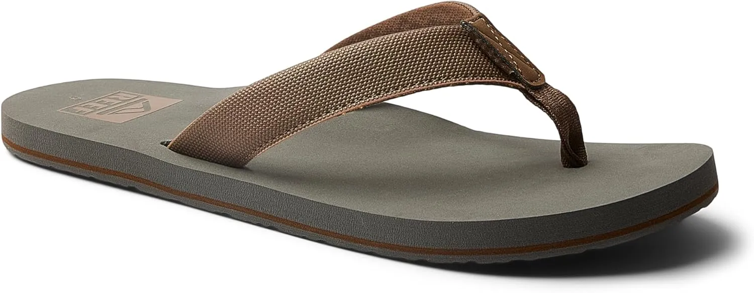 REEF Twinpin Men's Beach Flip Flop, Soft Cushion Footbed, Water Friendly