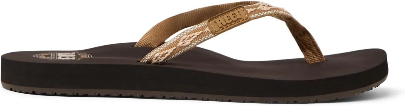 Reef Women's Ginger Beach Flip Flop, Soft Woven Strap