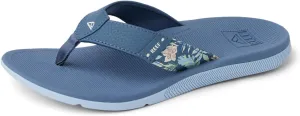 Reef Women's Santa Ana Flip-Flop, Vintage Indigo, 7