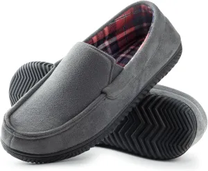 RockDove Men's Alexander Flannel Lined Loafer Slipper