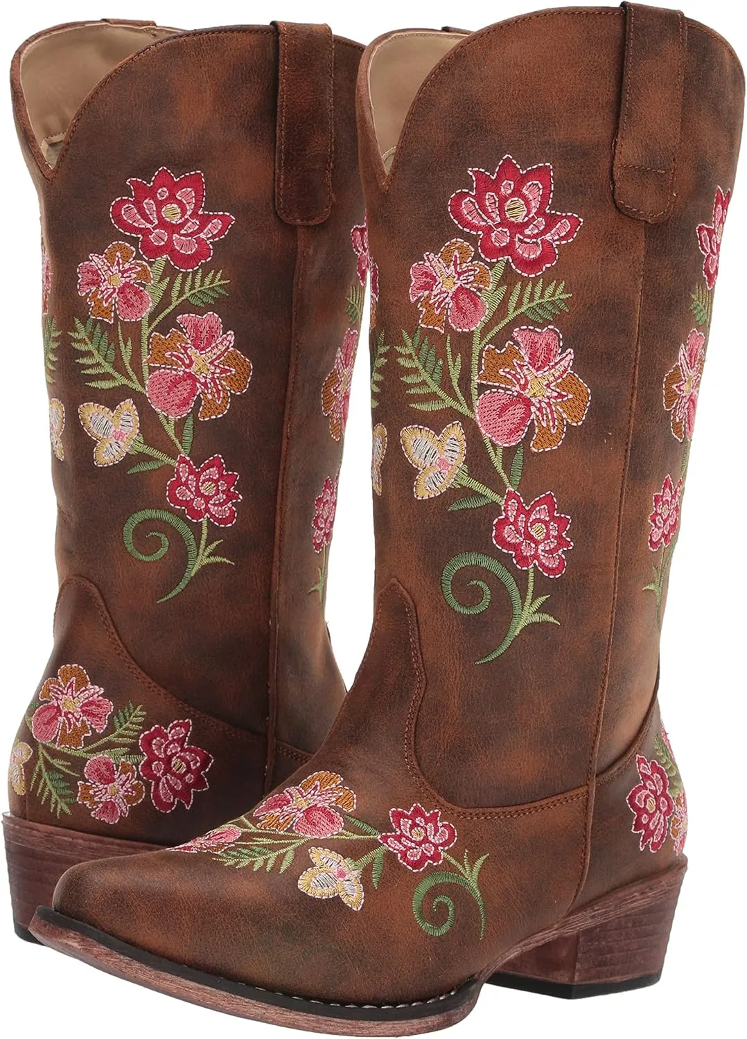 Roper Women's Riley Flowers Western Boot