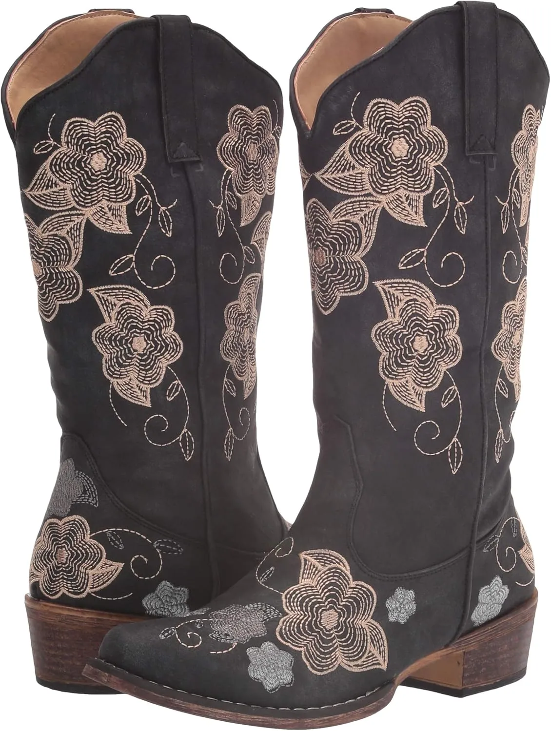 Roper Women's Riley Flowers Western Boot