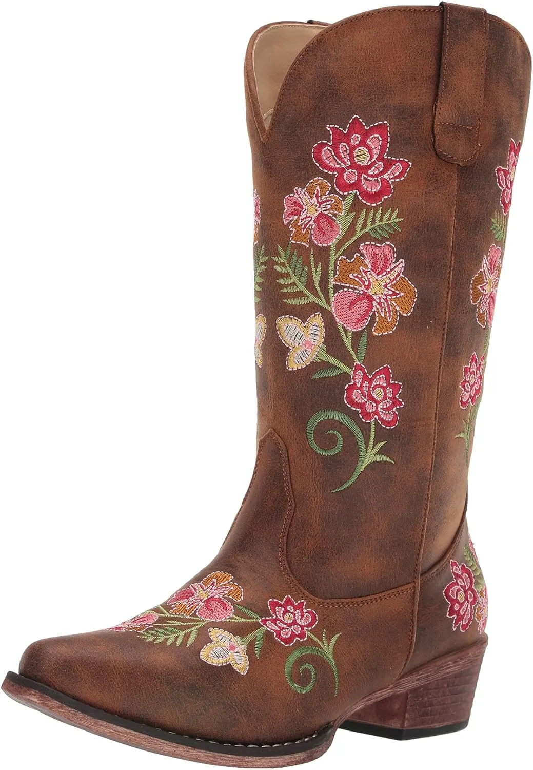 Roper Women's Riley Flowers Western Boot