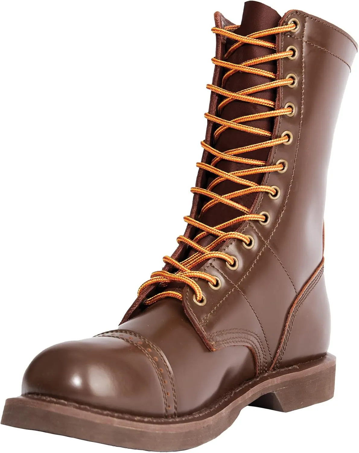 Rothco Leather Jump Boots - 10 Inch - High-Ankle Support and Impact Absorption
