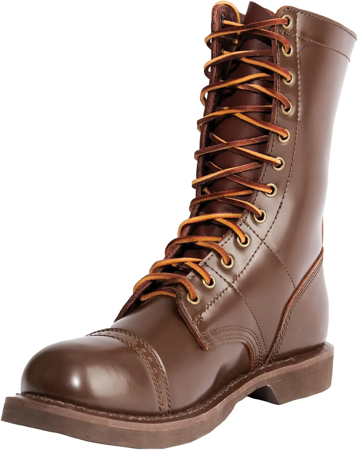 Rothco Leather Jump Boots - 10 Inch - High-Ankle Support and Impact Absorption