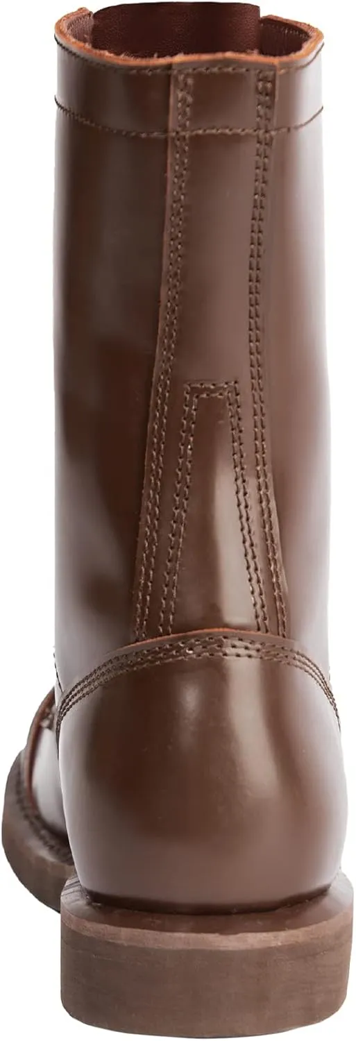 Rothco Leather Jump Boots - 10 Inch - High-Ankle Support and Impact Absorption