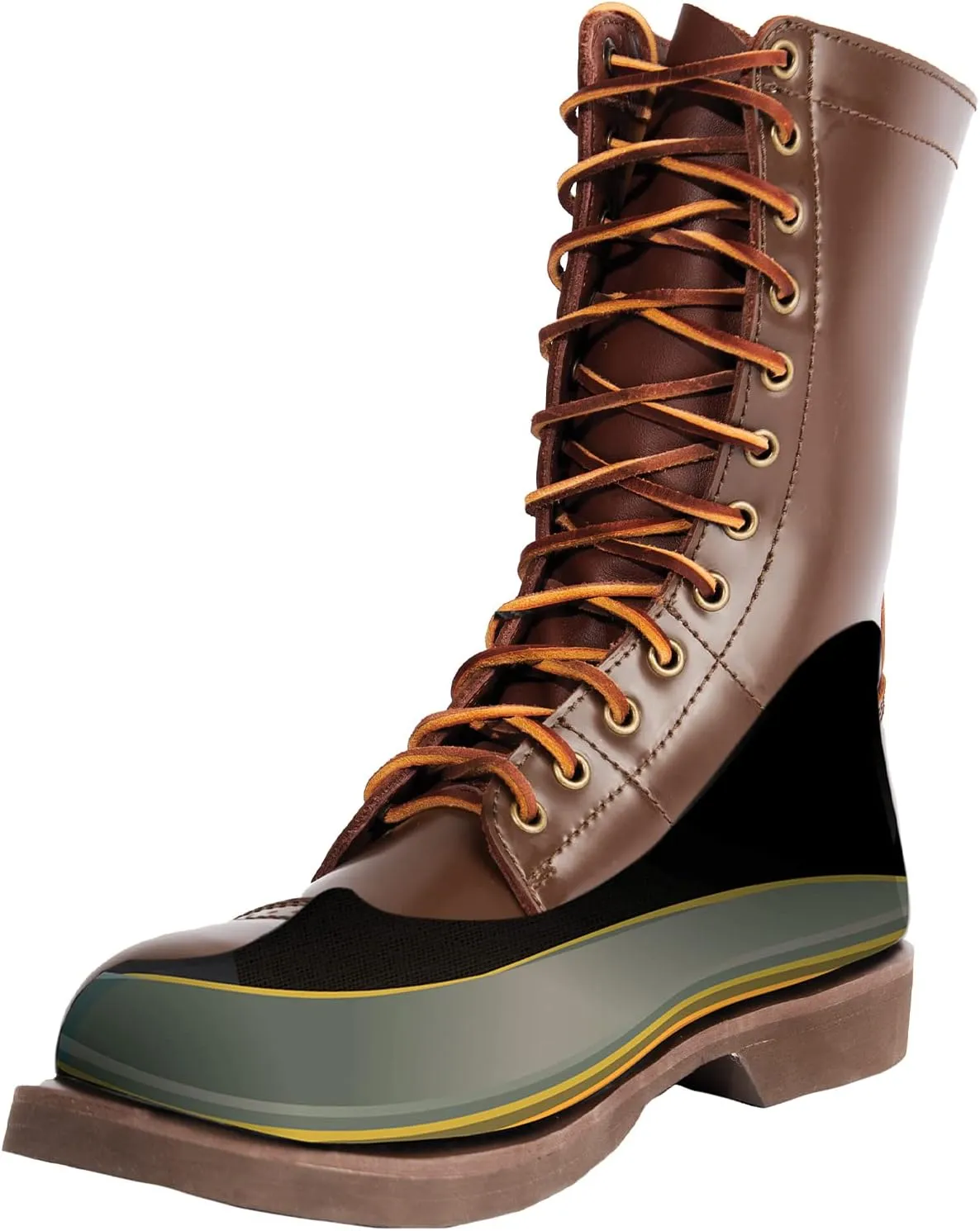 Rothco Leather Jump Boots - 10 Inch - High-Ankle Support and Impact Absorption