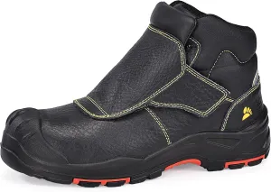 SAFETOE Welding Boots for Men Composite Toe Safety Boots Fire Resistant Welding Boot 300℃Heat Resistant Welder Working Boots