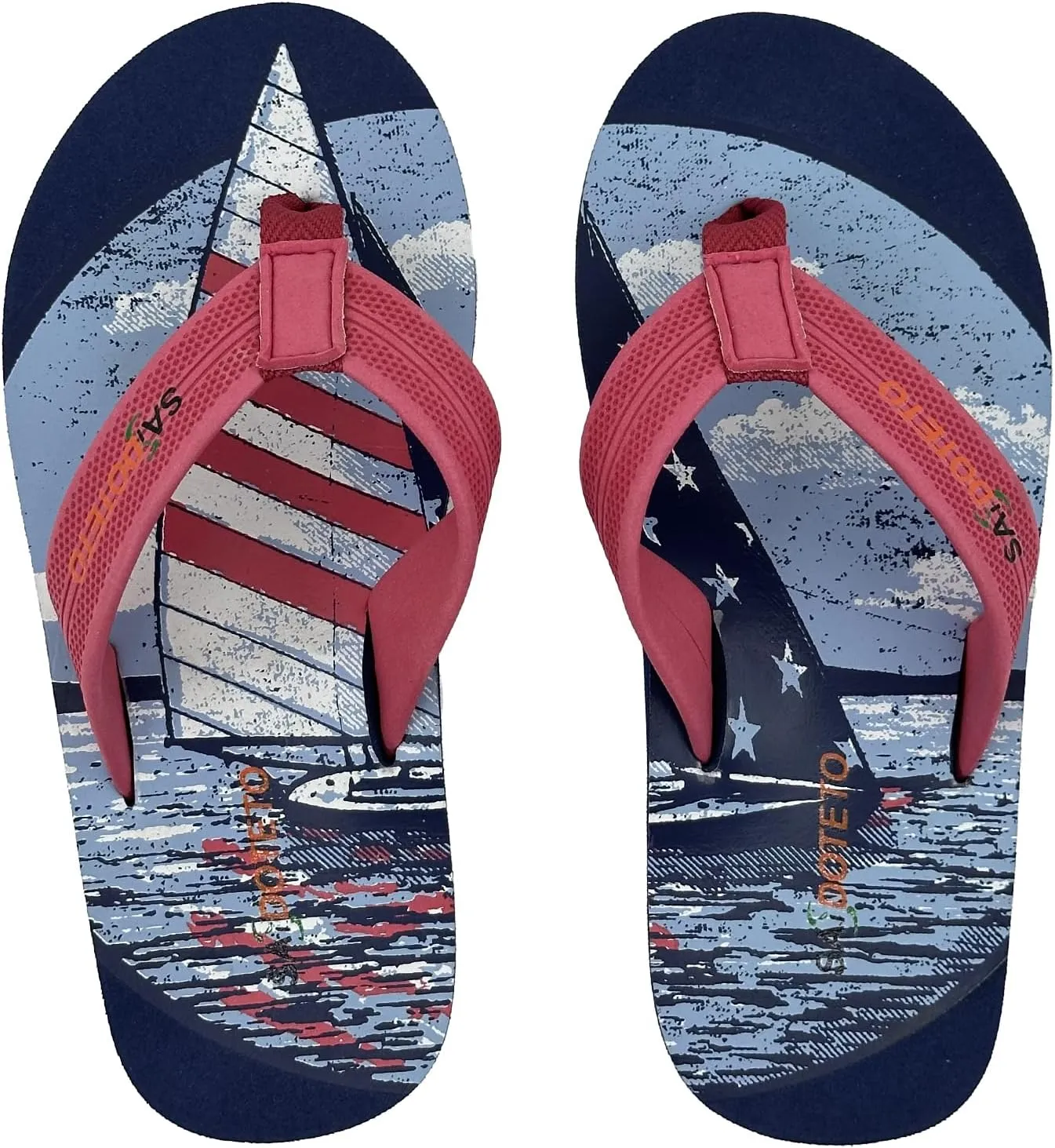 Saidoteto Boys Girls Flip Flops Summer Beach Sandals