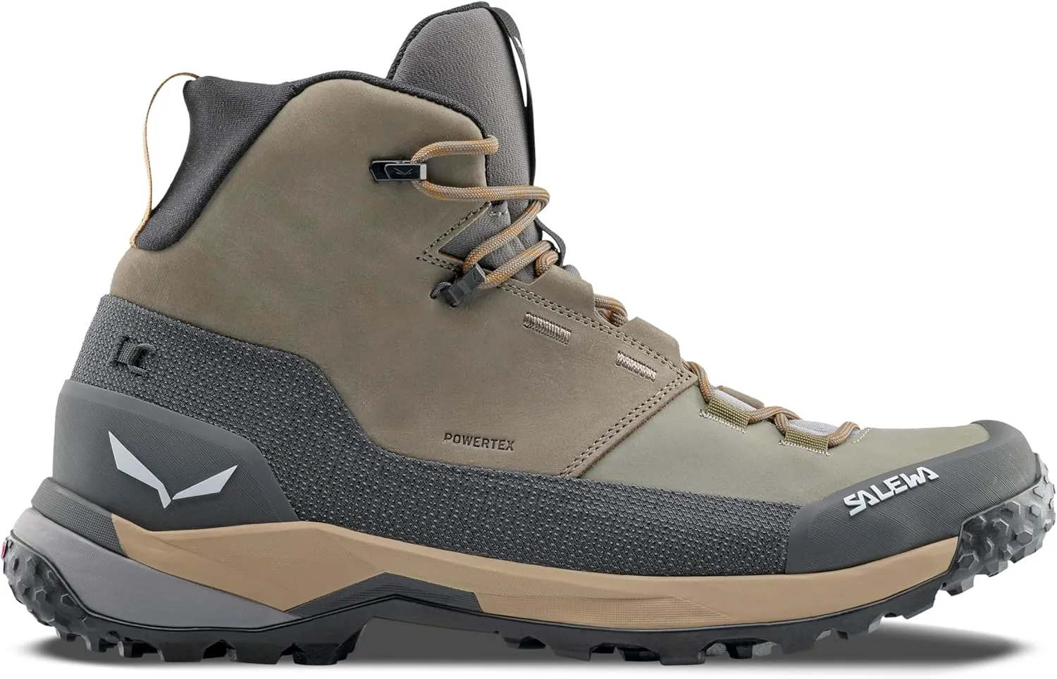 Salewa Men's Puez Leather Mid Powertex Boots - Waterproof Hiking & Trekking Boot