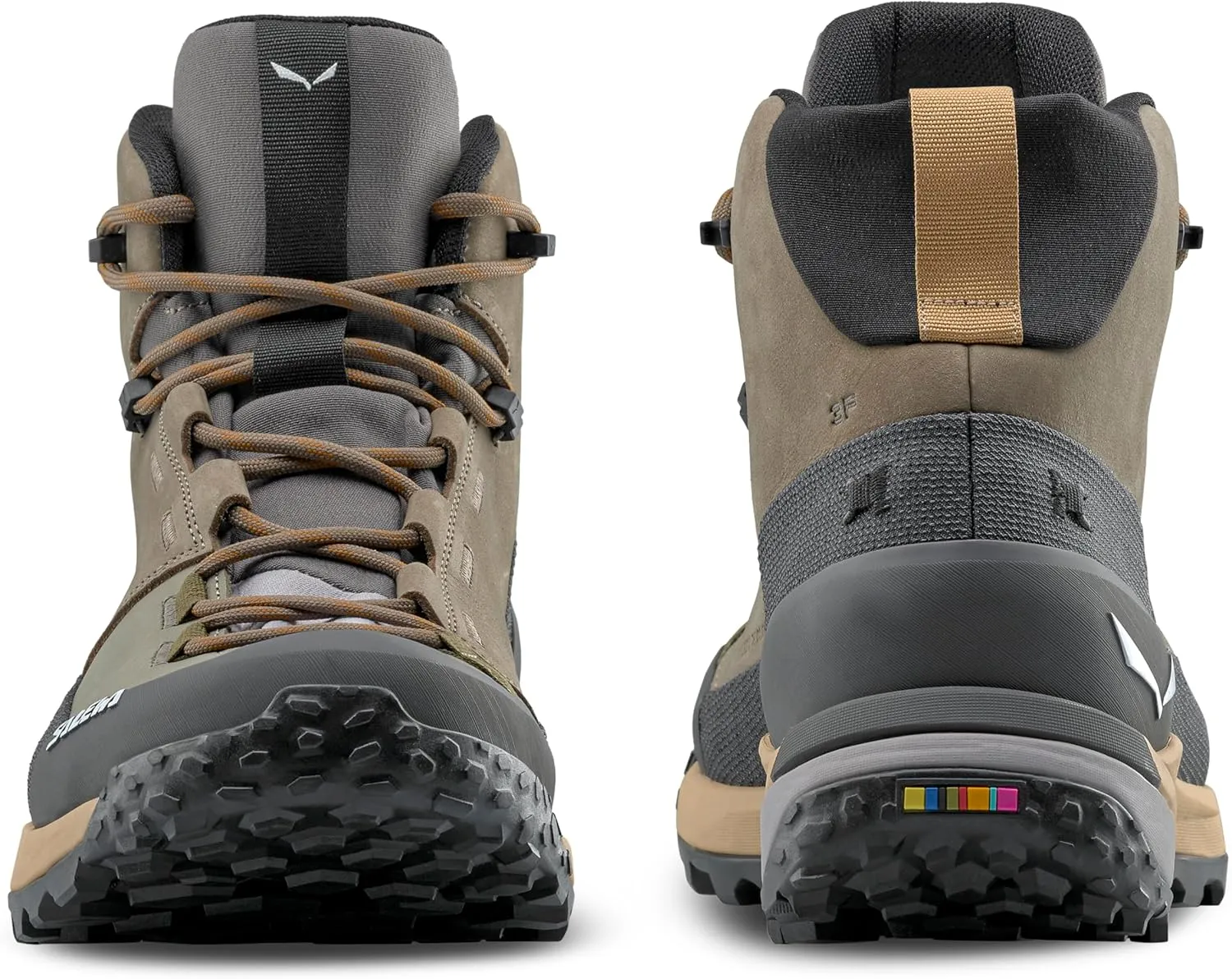 Salewa Men's Puez Leather Mid Powertex Boots - Waterproof Hiking & Trekking Boot