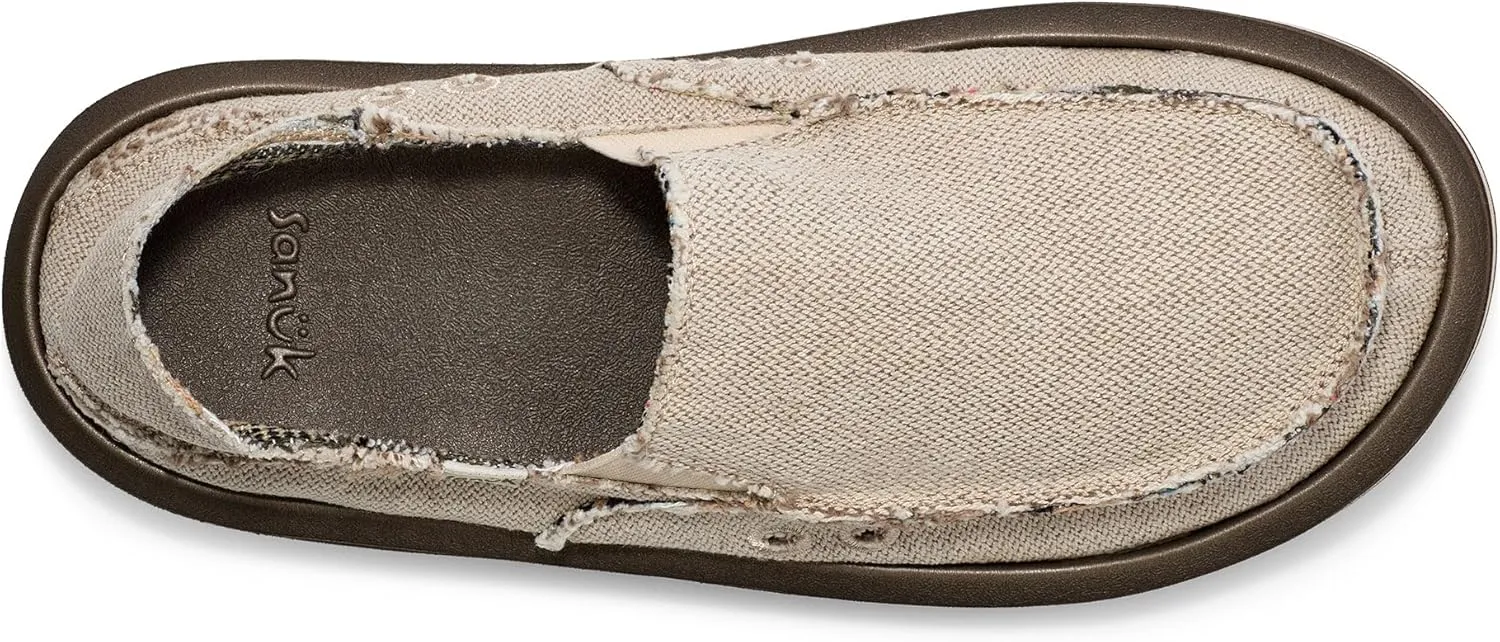 Sanuk Men's Donny Hemp Two-Tone Loafer