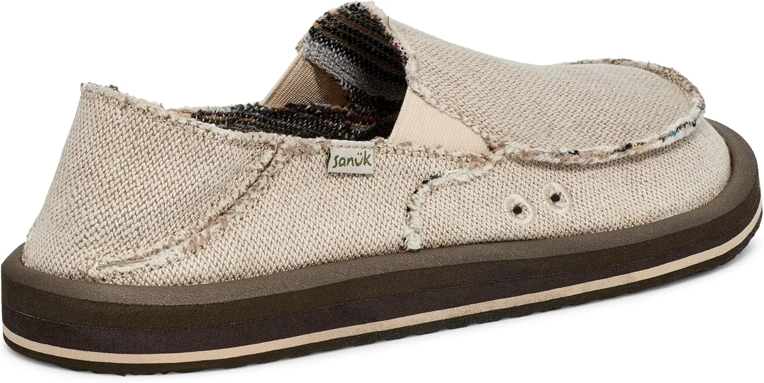 Sanuk Men's Donny Hemp Two-Tone Loafer