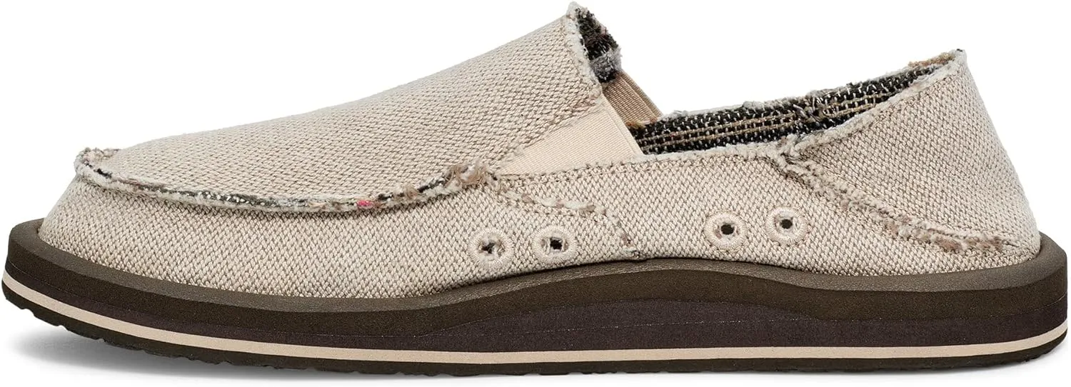 Sanuk Men's Donny Hemp Two-Tone Loafer