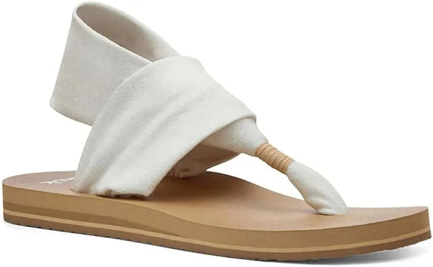 Sanuk Women's Yoga Sling | Sandals for Women | Yoga Sandals For Women | Memory Foam Footbed | Two-Way Stretch Upper