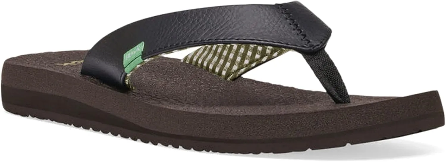 Sanuk Yoga Mat II | Flip Flops for Women | Yoga Sandals For Women | Women's Beach Sandals | Memory Foam Footbed