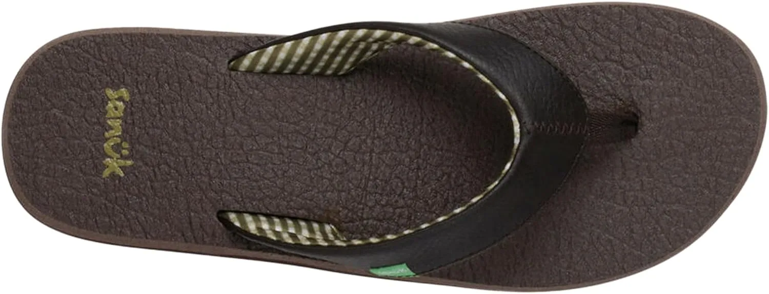 Sanuk Yoga Mat II | Flip Flops for Women | Yoga Sandals For Women | Women's Beach Sandals | Memory Foam Footbed