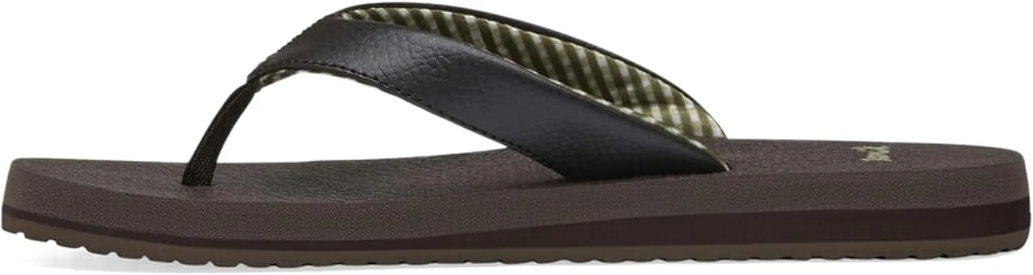 Sanuk Yoga Mat II | Flip Flops for Women | Yoga Sandals For Women | Women's Beach Sandals | Memory Foam Footbed