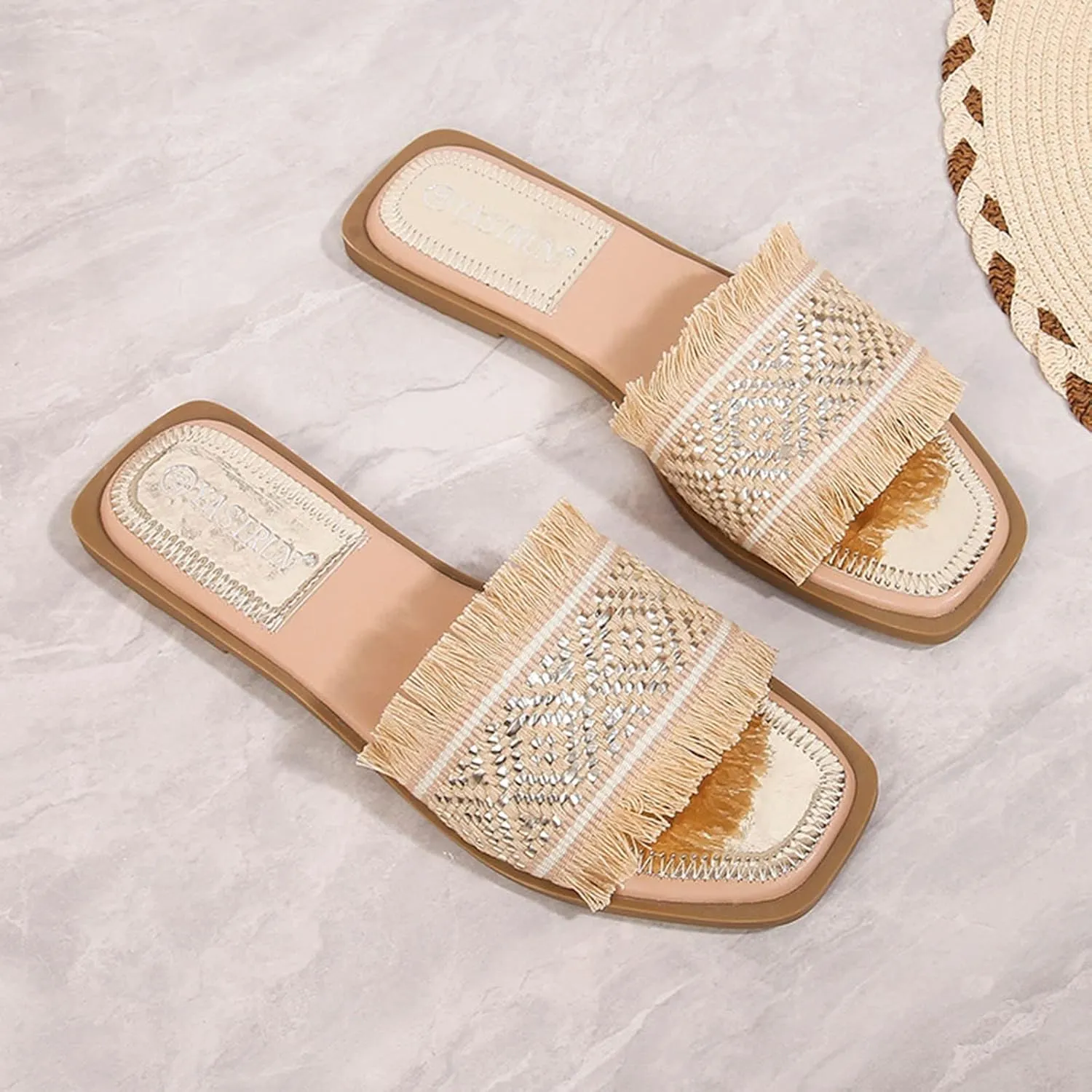 Sheep Wool Slippers Boot for Women Fashion Womens Breathable Lace Up Shoes Casual Sandals Vegan Slippers for