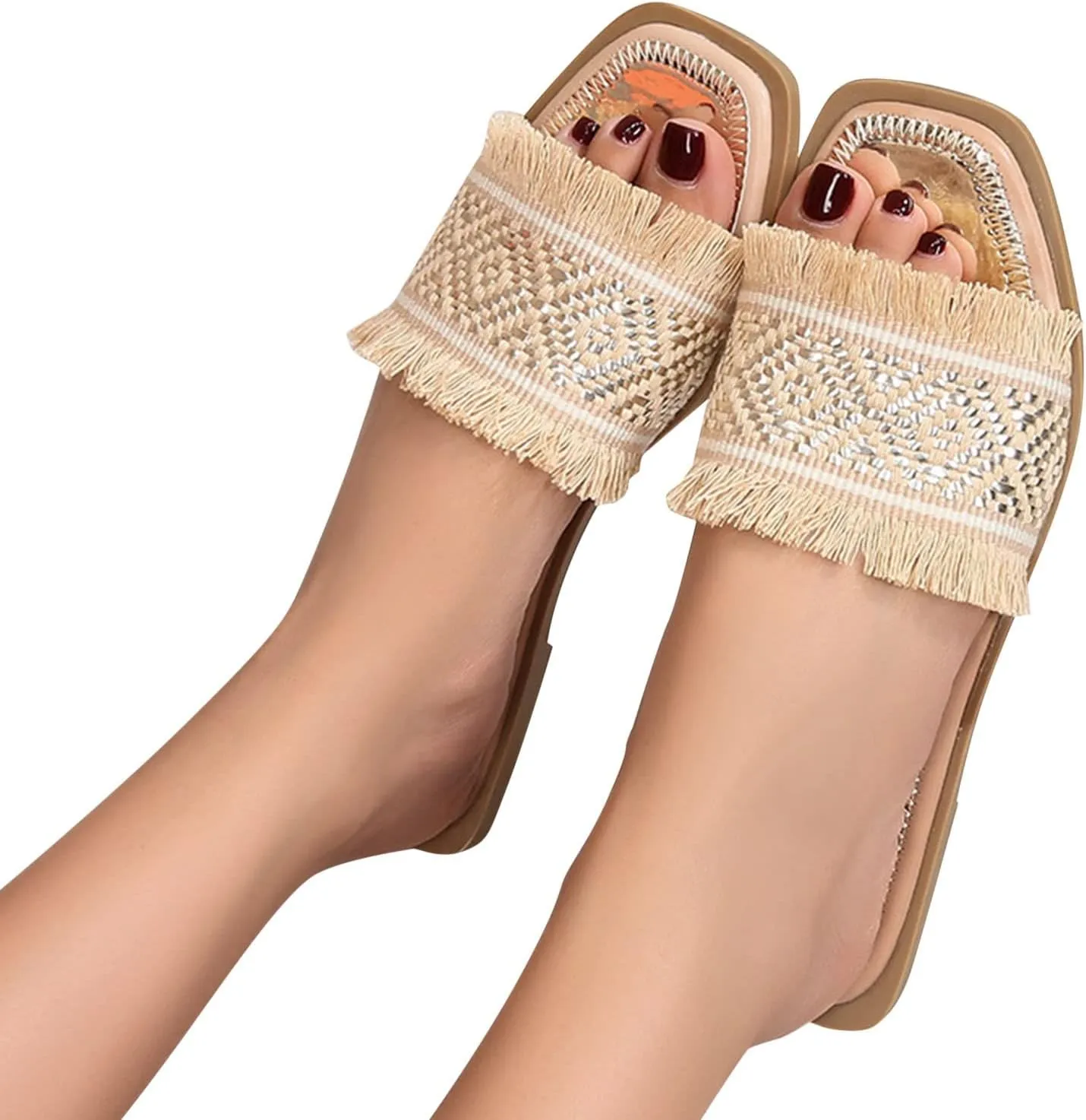 Sheep Wool Slippers Boot for Women Fashion Womens Breathable Lace Up Shoes Casual Sandals Vegan Slippers for
