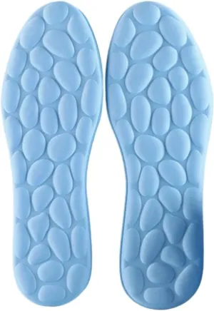 Shock-Absorbing Insoles Women Men Breathable Sports Sweat-Absorbing Deodorant High-Elasticity Insole(41-42)