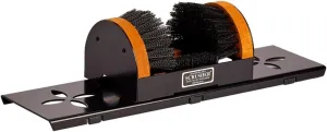 Shoe Scraper with Portable Base - Boot Scrubber with Cleaning Brushes for All Shoe Sizes