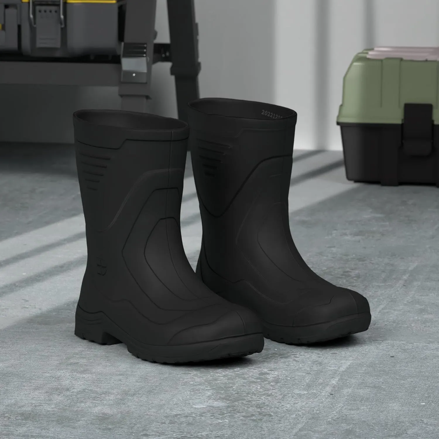 Shoes for Crews Bullfrog II, Soft Toe Boots, Work Boots for Men Women, Botas De Trabajo, Work & Safety Footwear, Work Shoes, Slip Resistant, Water Resistant