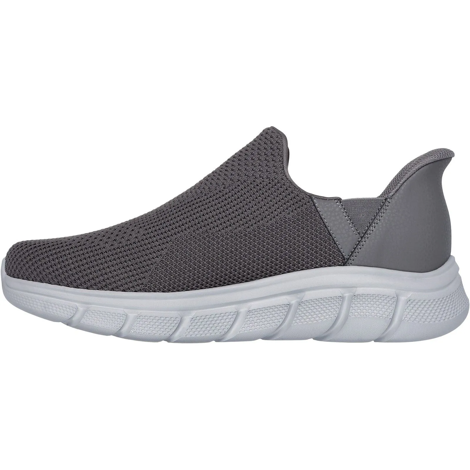 Skechers BOBS Sport B Flex Resilient Textile Men's Grey Trainers